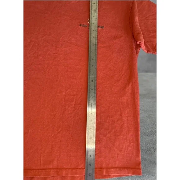 Mexico Shirt Men’s Large Orange Lizard‎ Embroidery Playa Del Carmen Casual Beach - Picture 6 of 8